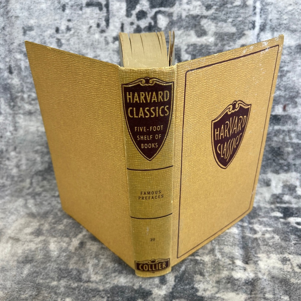 Harvard Classics Vol 39 Famous Prefaces and Prologues Hardcover Collier